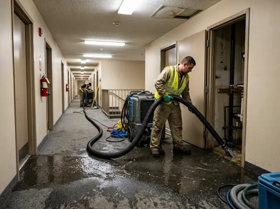 multi-unit-apartment-hallway-f-005 — frequently asked questions, Emergency Burst Pipe Water Extraction & Removal in Moriches…